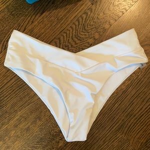 White bikini bottom